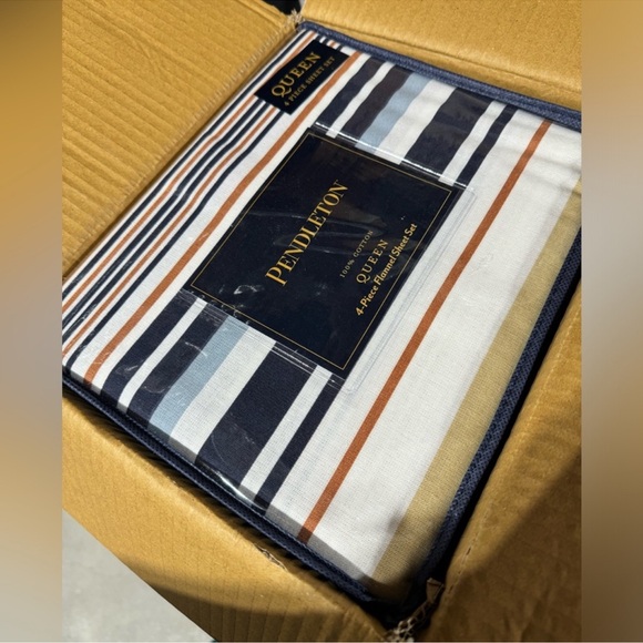 🎉LAST PIECE🎉Pendleton Flannel Sheet Set - Picture 5 of 7